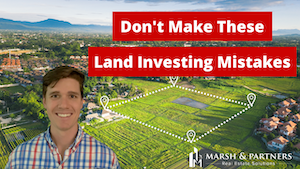 Avoid common real estate land investing mistakes to maximize the value of your portfolio and avoid the common headaches associated with traditional real estate investing.