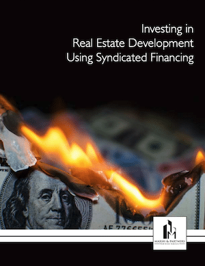 Real estate investors can use syndicated financing to engage in development projects offering portfolio diversification and a truly passive investment